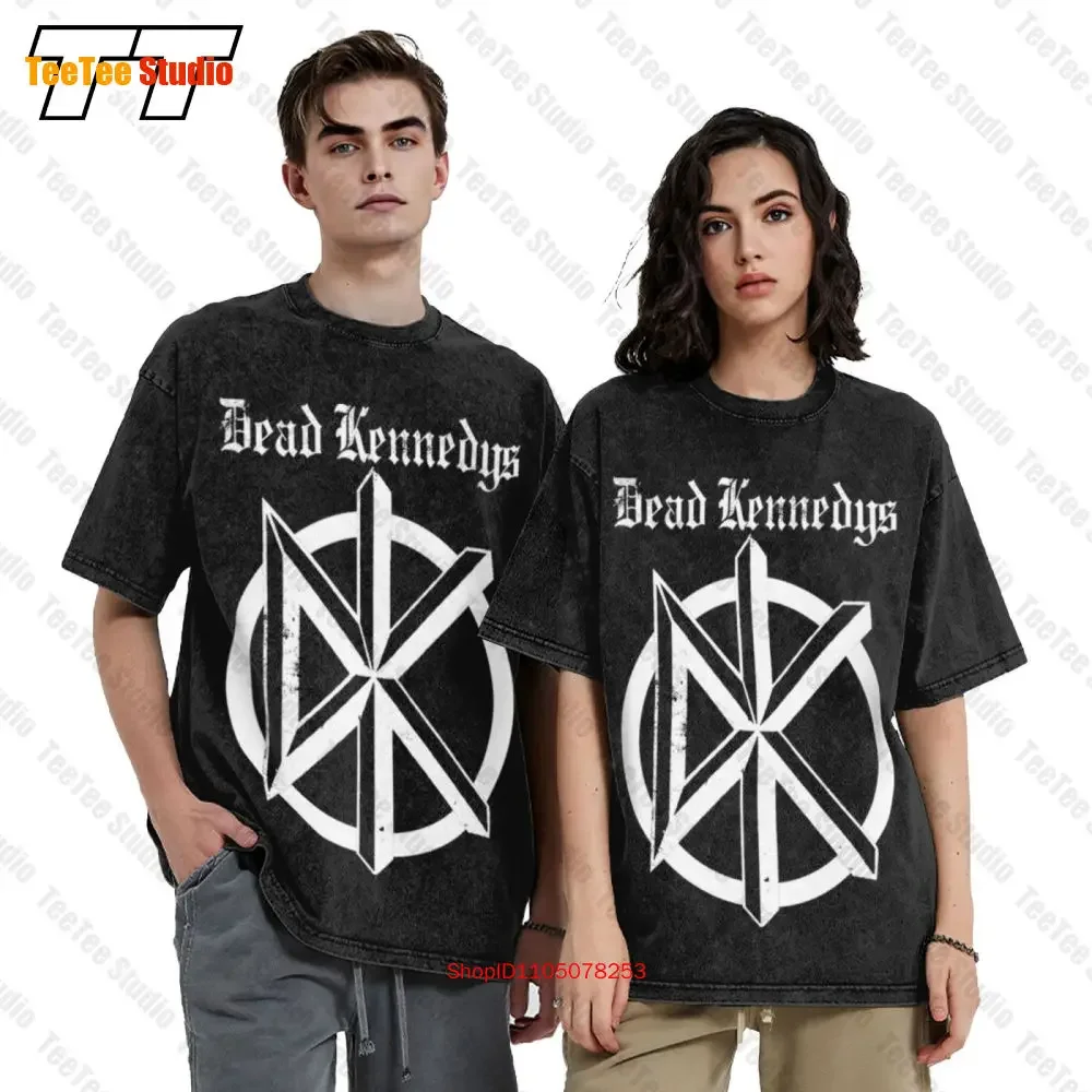 Dead Kennedys Distressed Old English Font Dk Logo Vintage Oversized T-Shirt 4UNC