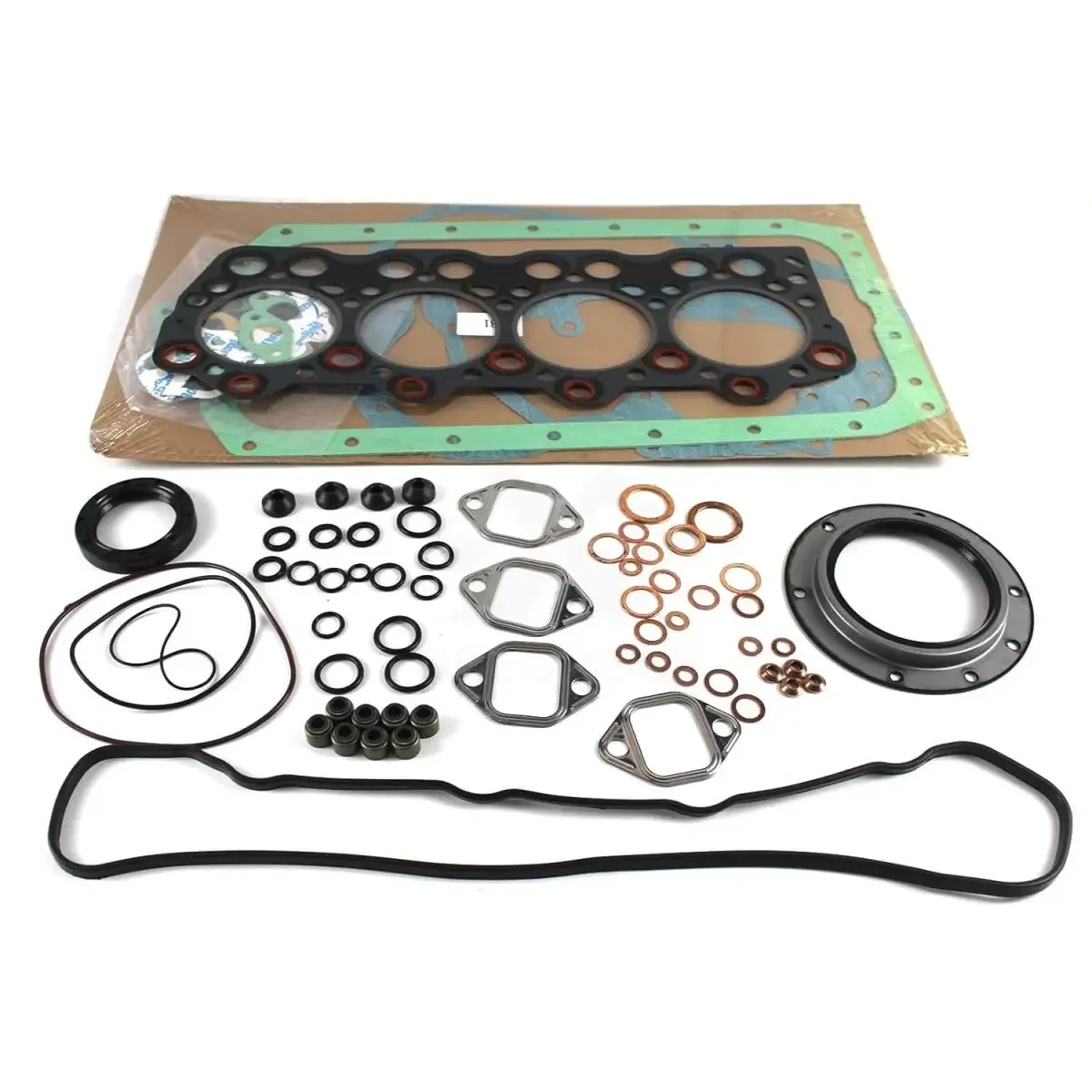 MSparts Engine 4D31 4D31T Overhaul Gasket Kit For Mitsubishi FE FG 3.3L FE214 FE444 FE334 FG434 Kato HD250 HD400 HD450 HD510