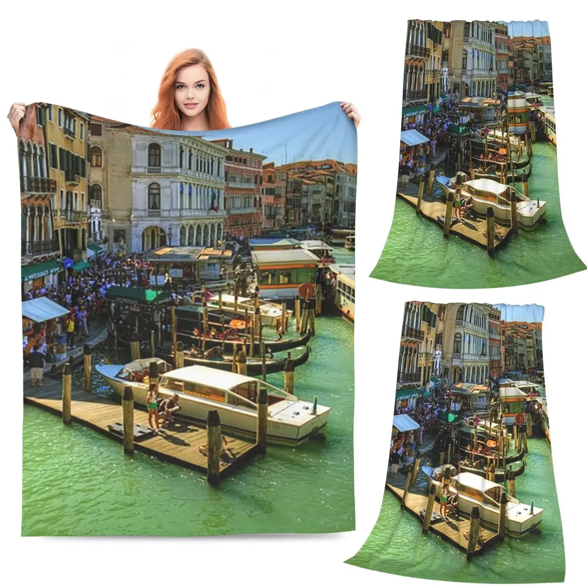 

Венецианские одеяла, флисовое одеяло для дивана, легкое одеяло для дома, спальни, офиса, покрывало, одеяло