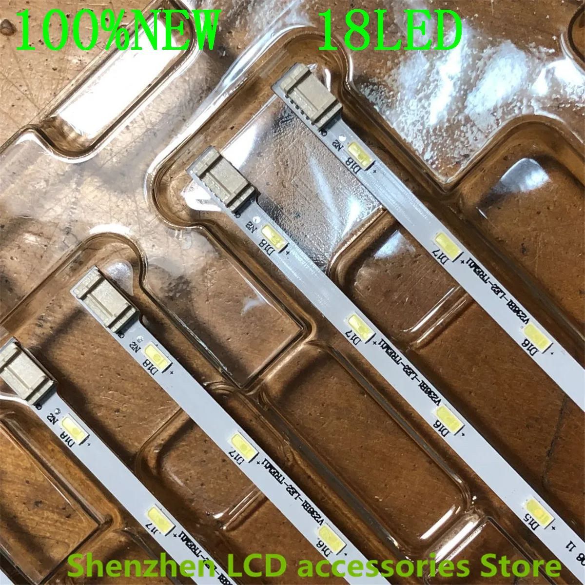 สําหรับ Skyworth 24E510E โคมไฟบาร์ V236B1-LE2-TREM11 V236BJ1-LE2 18LED 30.7 ซม.100% ใหม่ LED Backlight Strip