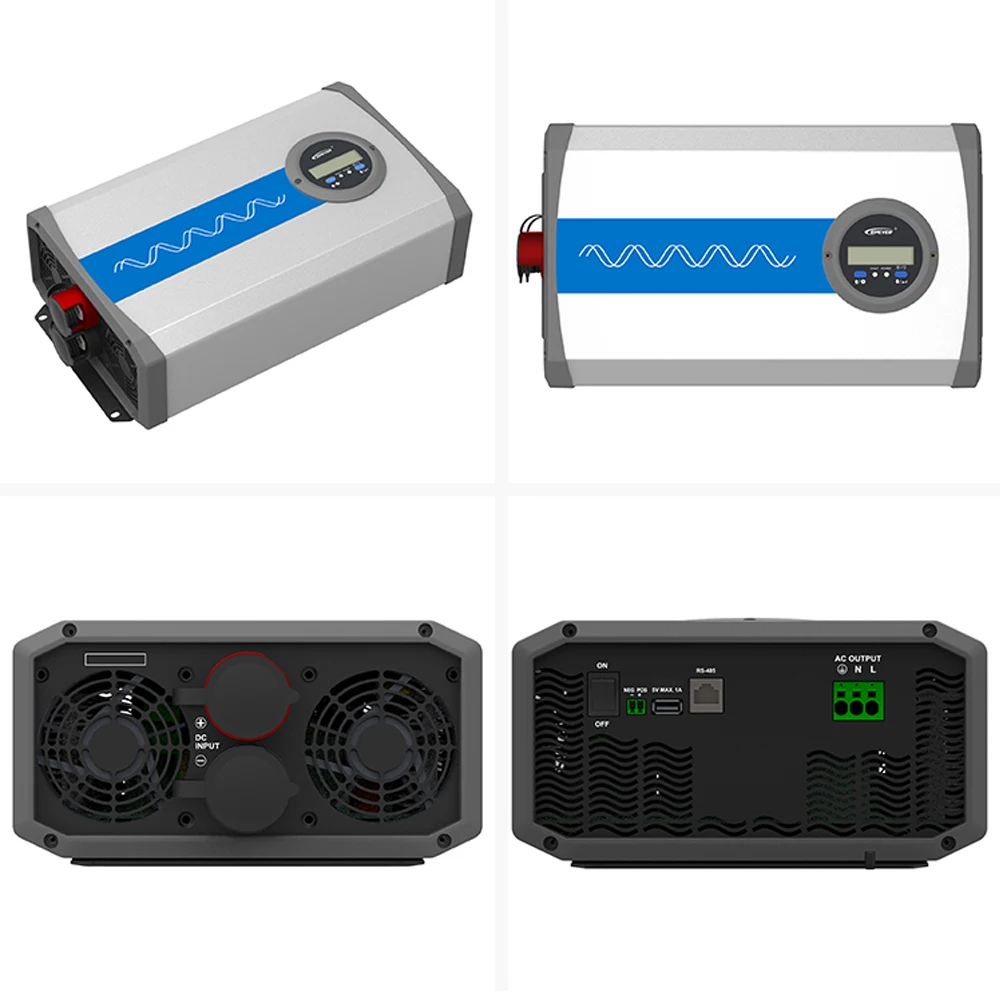 EPEVER IP3000-42-Plus (T) IP4000-42-Plus(T) عاكس للطاقة الشمسية مخرج موجة جيبية نقية للتحكم عن بعد من خلال منفذ RS485