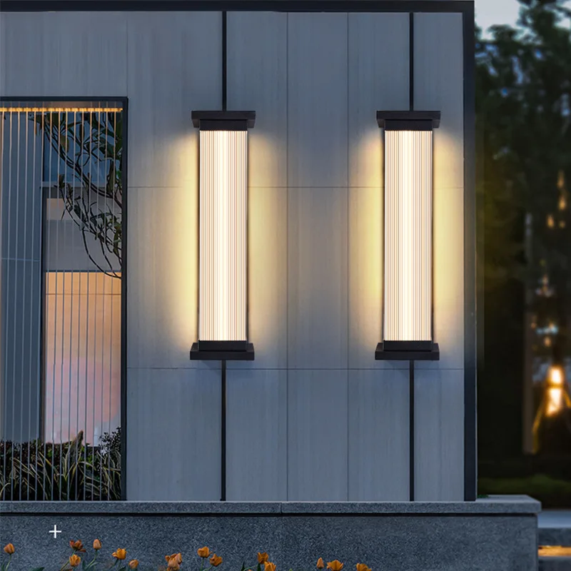 Outdoor waterproof wall light Outdoor villa corridor garden light external wall garden door post door terrace wall lamp