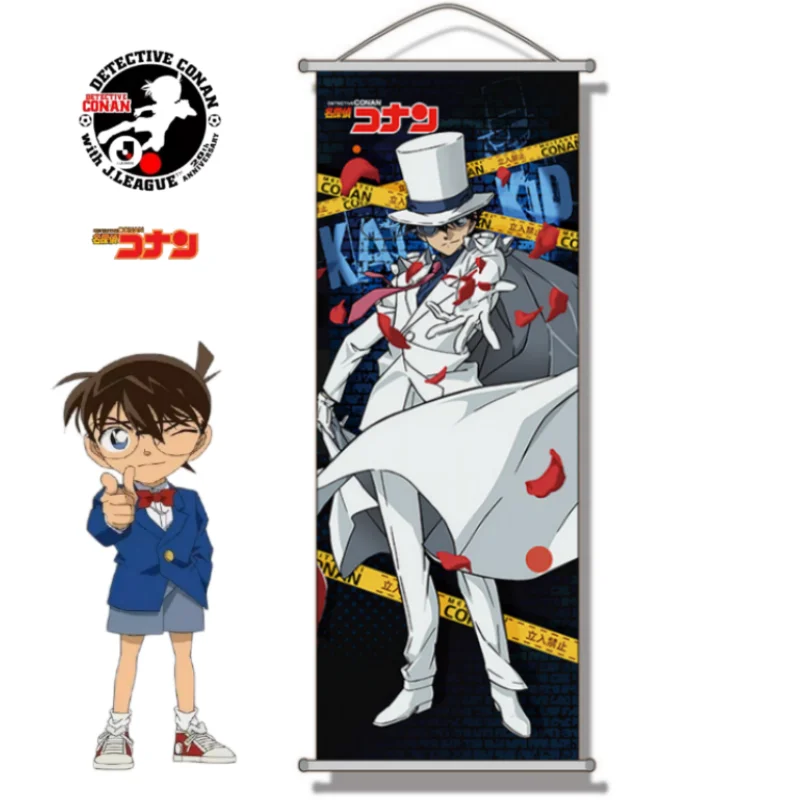 Detective Conan Rachel Moore Kid the Phantom Thief Anime Hanging Painting Poster Mural Scroll 25*70cm Peripheral HouseDecoration