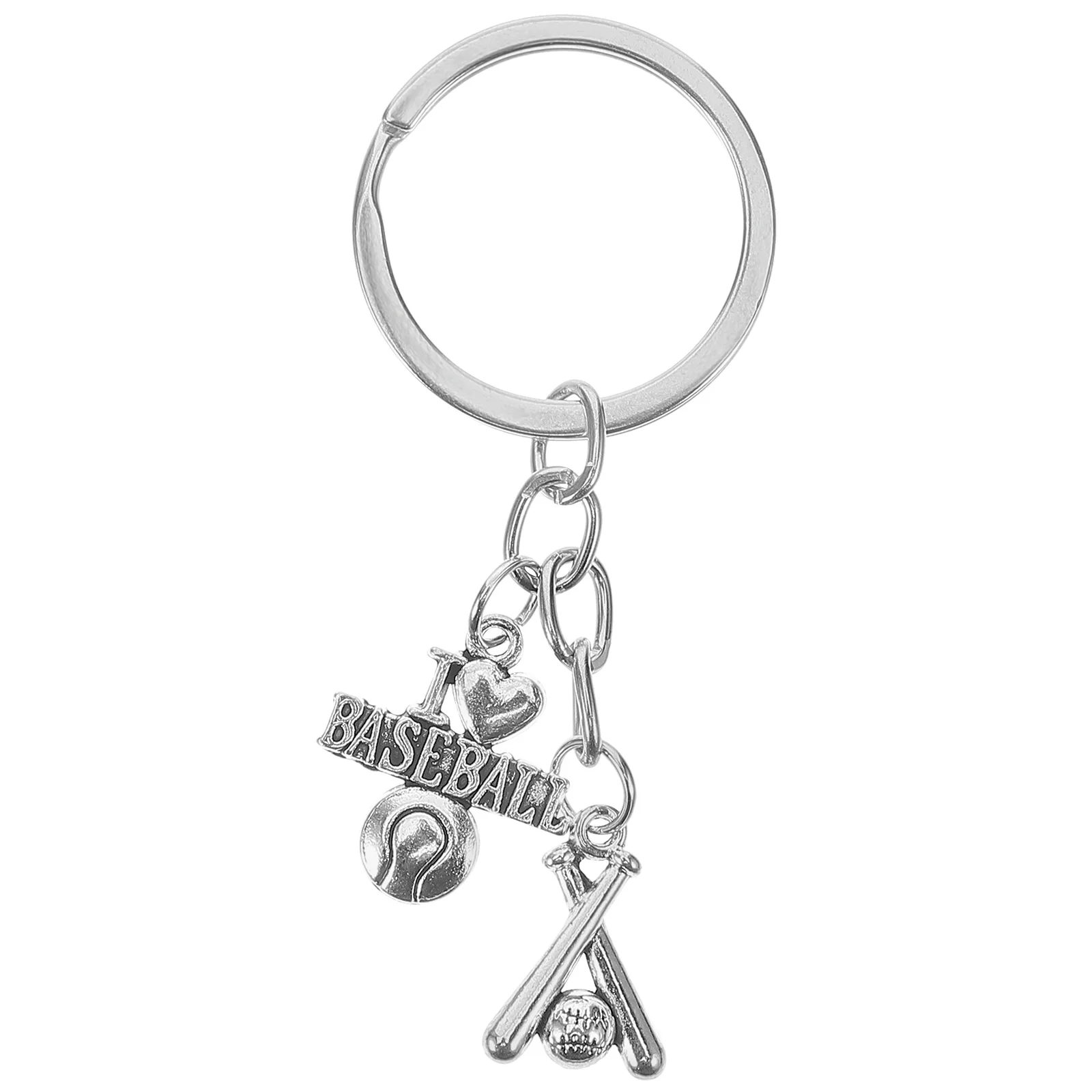 

Baseball Keychains Zinc Alloy Sports Pouch Backpack Bag Decor Pendant Gifts Key Chain Stylish Design Unique