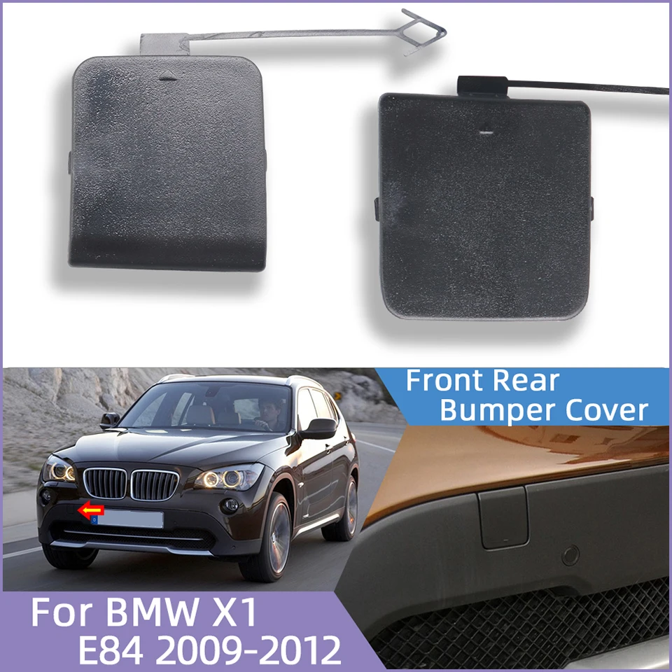 Car Accessories Front Rear Bumper Towing Hook Cover Garnish Hauling Cap For BMW X1 E84 Ordinary Version 2009 2010 2011 2012