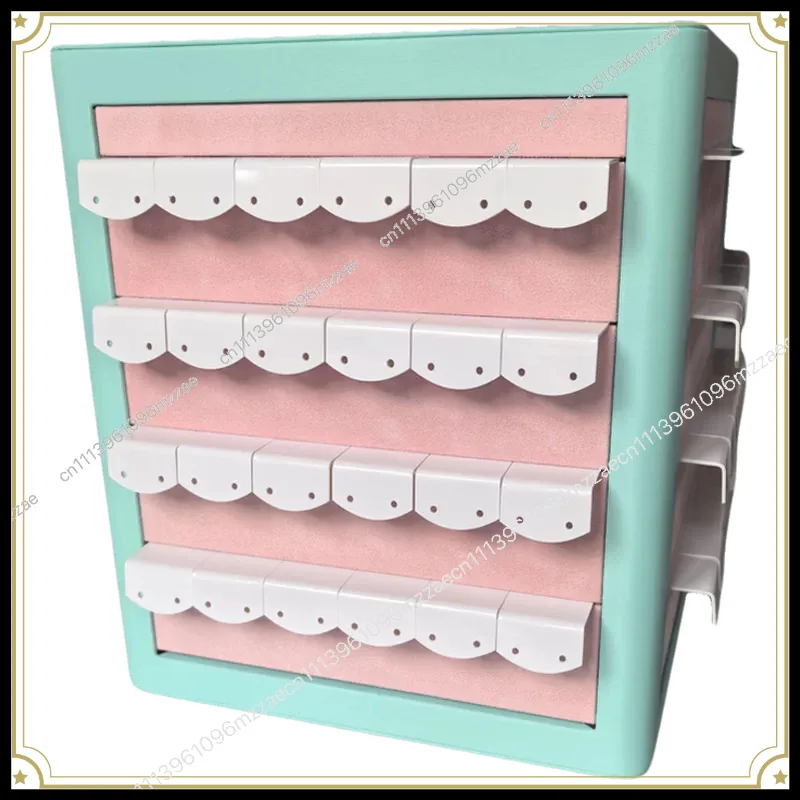 Jewelry Display Rack for Live Broadcast, Rotating Earring Ear Hanging Stand, Acrylic