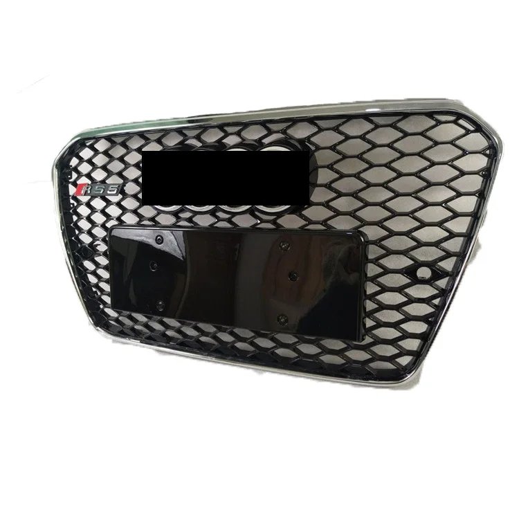 Black HoneyComb Front Grille RS5 Style Mesh Grille for A5 B8.5 2012 2013 2014 2015 2016