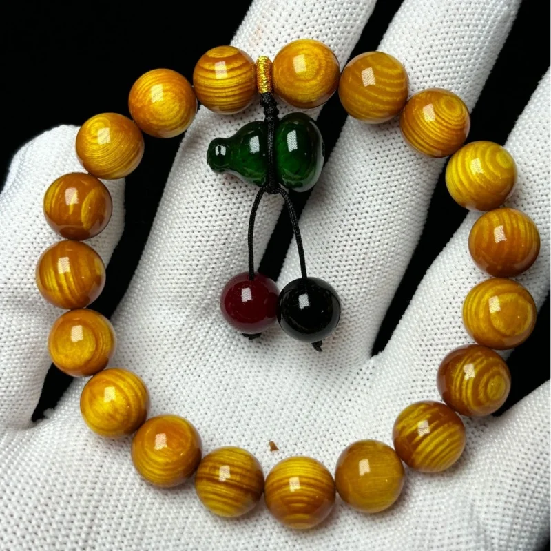 Northeast , buttery jade-like material, northern agarwood, fully translucent pine seeds, amber wood beads, collectible