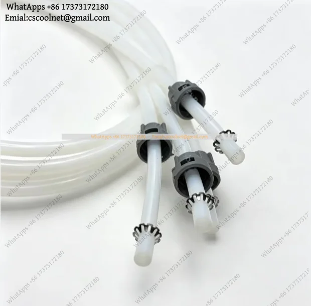 k3 4Pcs/Set Original Filament Guide Tubes with Outlet Collets for Flashforge Creator 5 5 Pro 3D Printer Parts