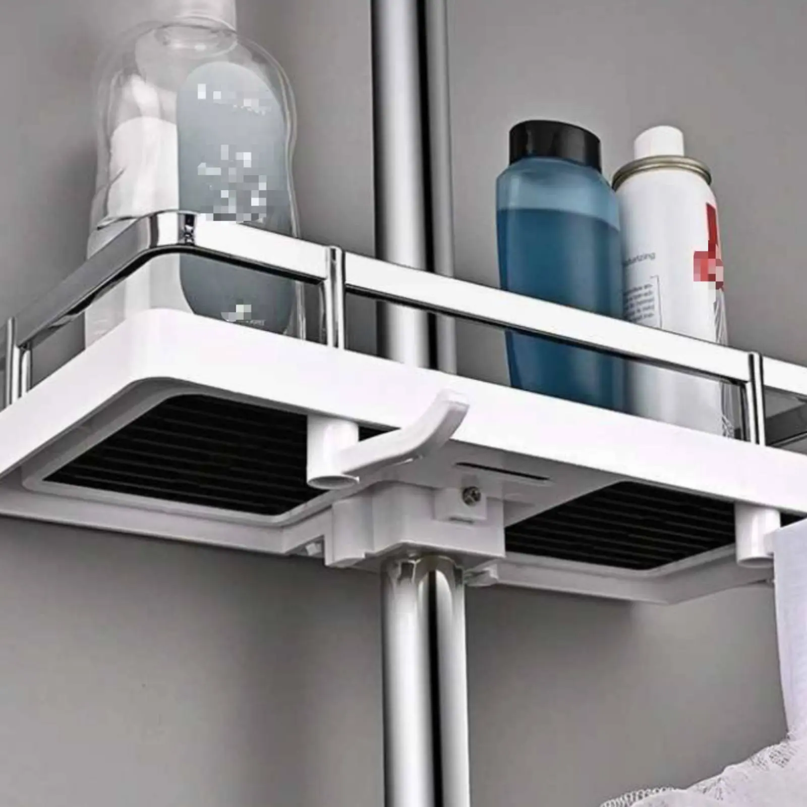 shower-slide-bar-shelf-rustproof-shower-pole-shelf-household-storage-quick-draining-sturdy-duty