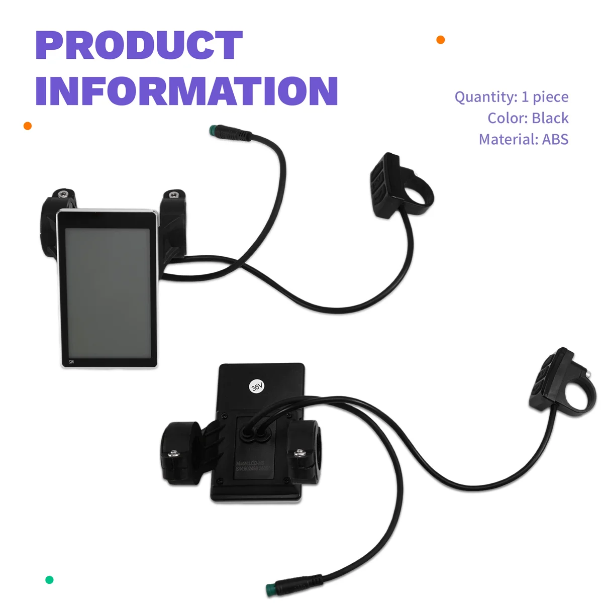 

【СОВЕРШЕННО НОВЫЙ】Аксессуары для мотоциклов, дисплейная версия, водонепроницаемый ЖК-экран, измеритель скорости для Fatbike OUXI V8 M5, детали для скутера