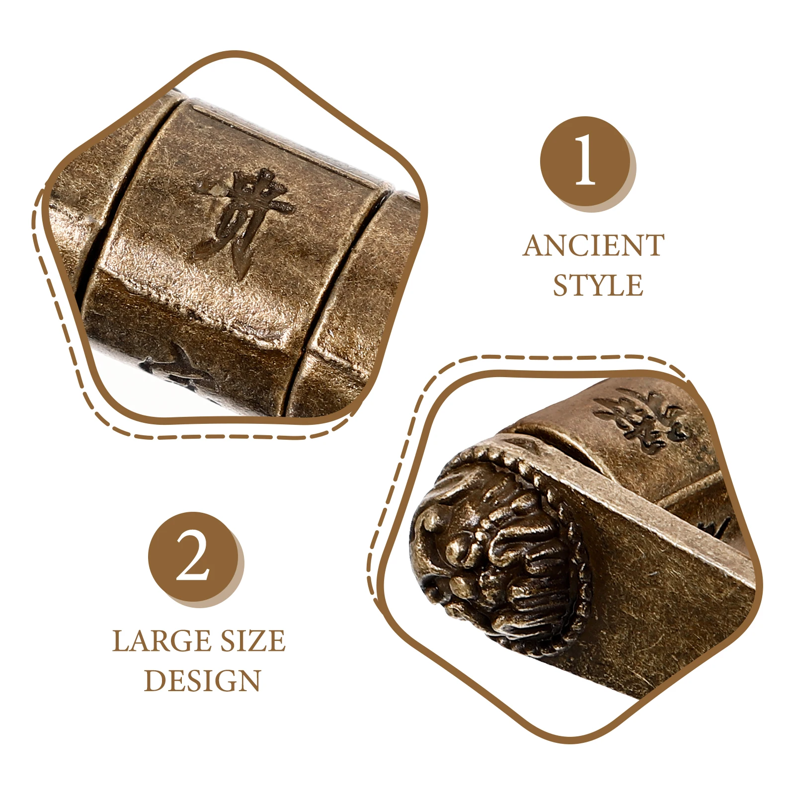 

Password Lock Combination Padlock Vintage Locks Drawer Retro Zinc Alloy