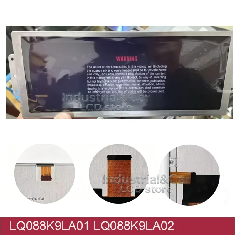 LQ088K9LA01 LQ088K9LA02 Original 8.8 Inch LCD Display Screen For BMWX5 E60 E90 CIC Navigation GPS audio LCD Display Screen Panel