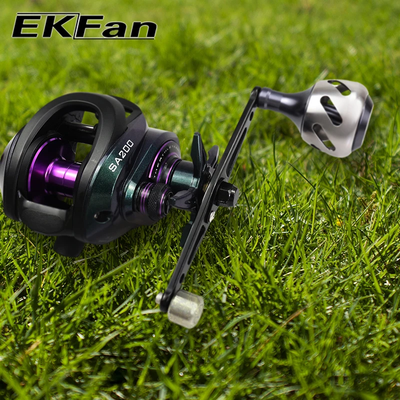 EKFan 110MM Aluminiumlegierung Baitcasting-Angelrollen-Griff für A/D/S 7*4/8*5mm Loch Links/Rechts Universalgriff DIY-Teil – Detail 10