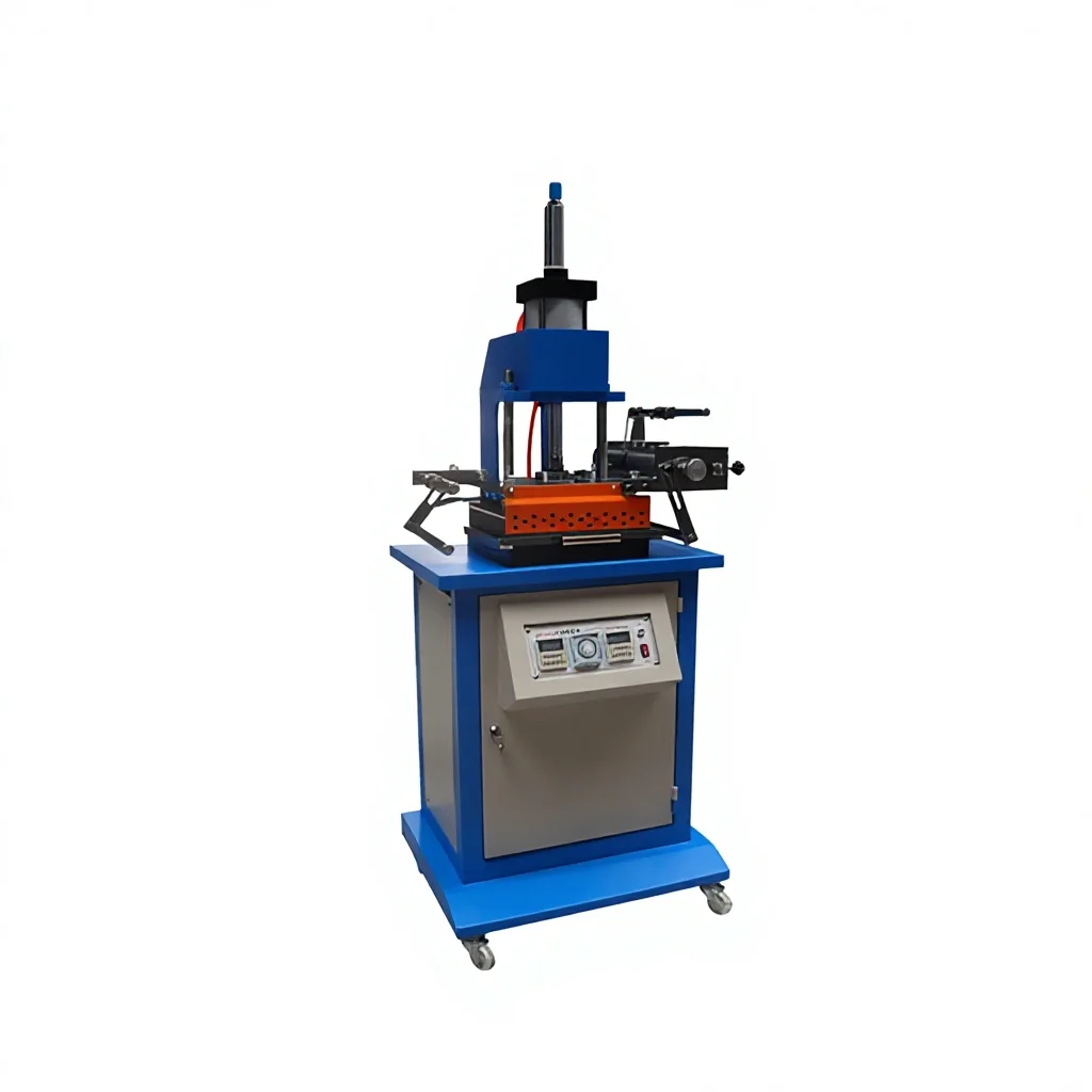 210*260 Wholesale Small Size Portable Electric JD210 Embossing Printing Pneumatic Hot Foil Stamping Machine for Leather Plastic