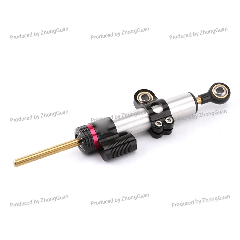 Motorcycle Directional Damper Universal Modified Titanium Ruler Handlebar Directional Handle Stabilizer Modified Accessories