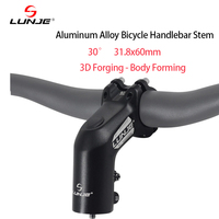 Bicycle Handlebar Stem Ultralight Aluminum Alloy Bike Stem 31.8mm 25/35/30 Degrees MTB Stem 3D Forging Cycling Accessories