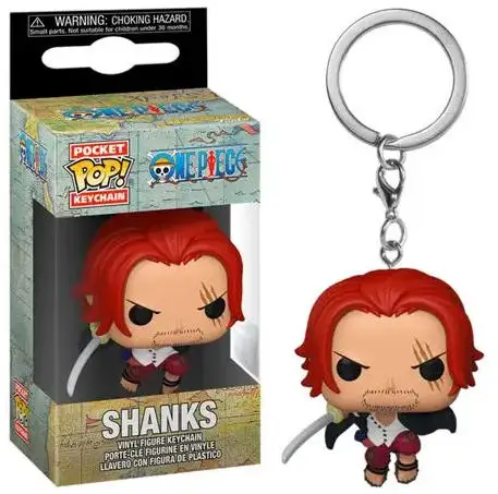 Funko POP One Piece Shanks Key Chains Tony Tony Chopper with Cotten Candy Pocket Keychain Kid Action Figure Toy Doll Collectible - view 2