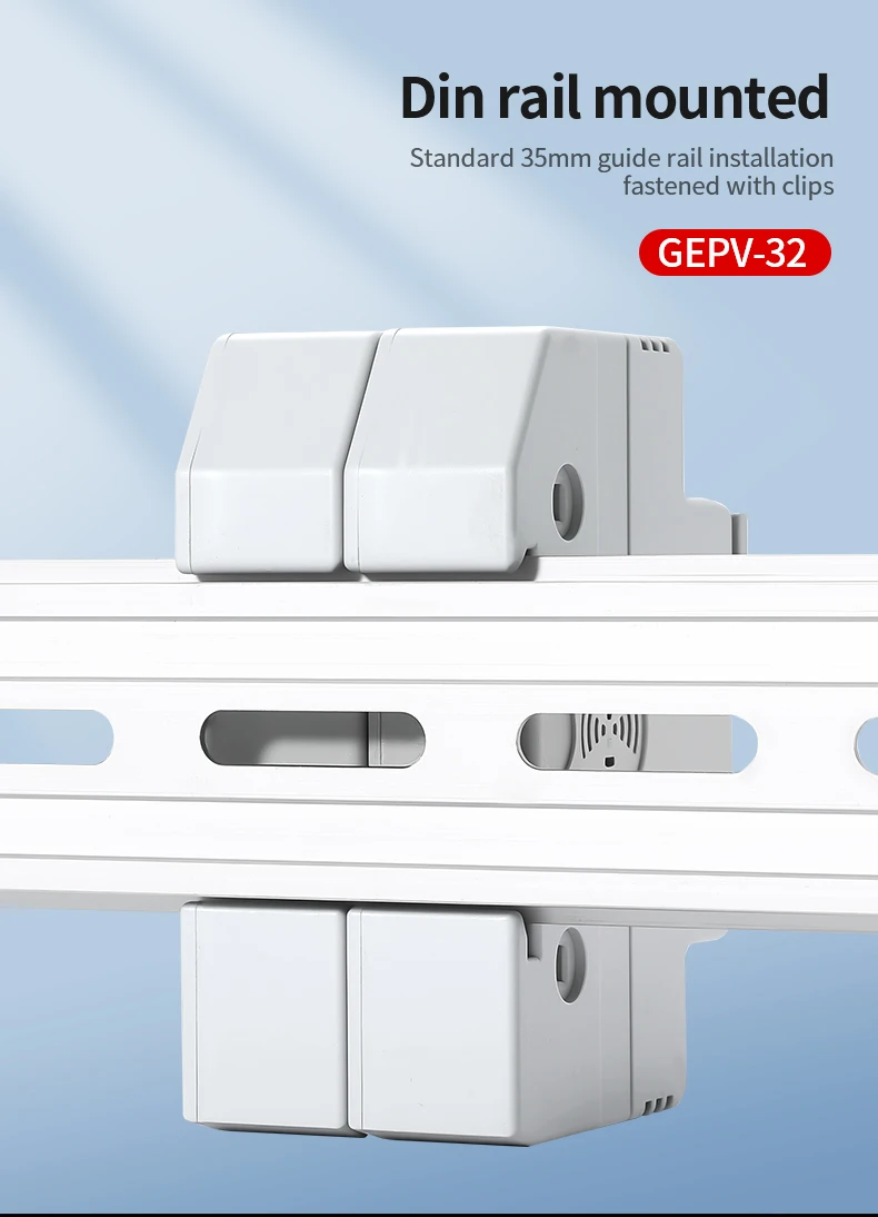 1P 2P DC-Sicherungshalter 10*38mm Hochspannungs-Solar-PV 1000V GEPV-32 Basis Photovoltaik-System-Schutzschalter GPV – Detail 3
