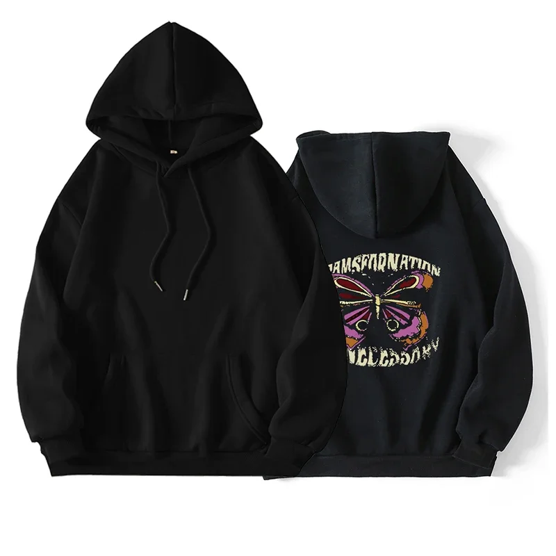 

Blessyuki Oversized Harajuku Graphic Hoodies Male Autumn Casual Loose Long Sleeve Sweatshirt Men Vintage High Street Pullover