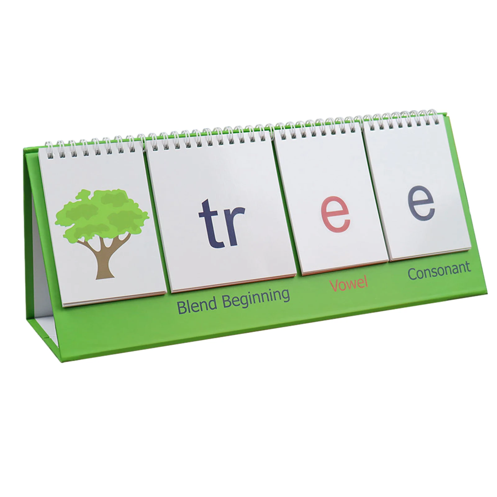 Reading Card Calendar for Kids Classroom Word Building Double Sided Word Flip Chart Spelling Kindergarten Preschool Education