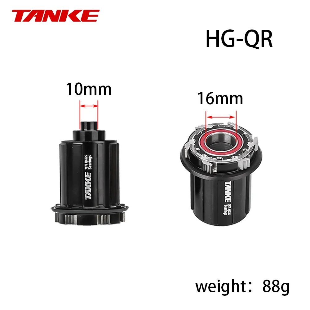 TANKE MTB Wheelset Freehub XD HG MS Hub Body Driver 6 Pawls Replacement 135 QR 142 Thru Axle Caps 12MM Bearings Tower base Repai