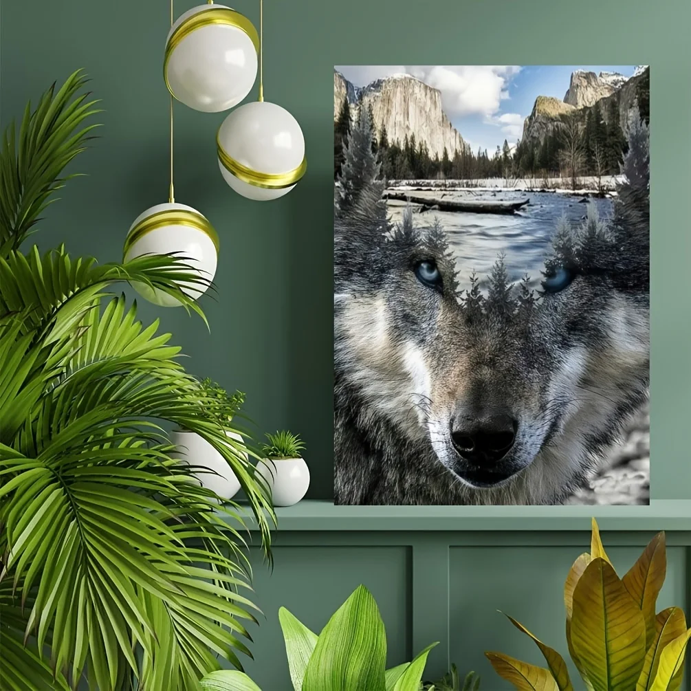 1000pcs of coyote, puzzles, challenging DIY brain games, cardboard puzzles, interactive game gifts for adults and families, DI