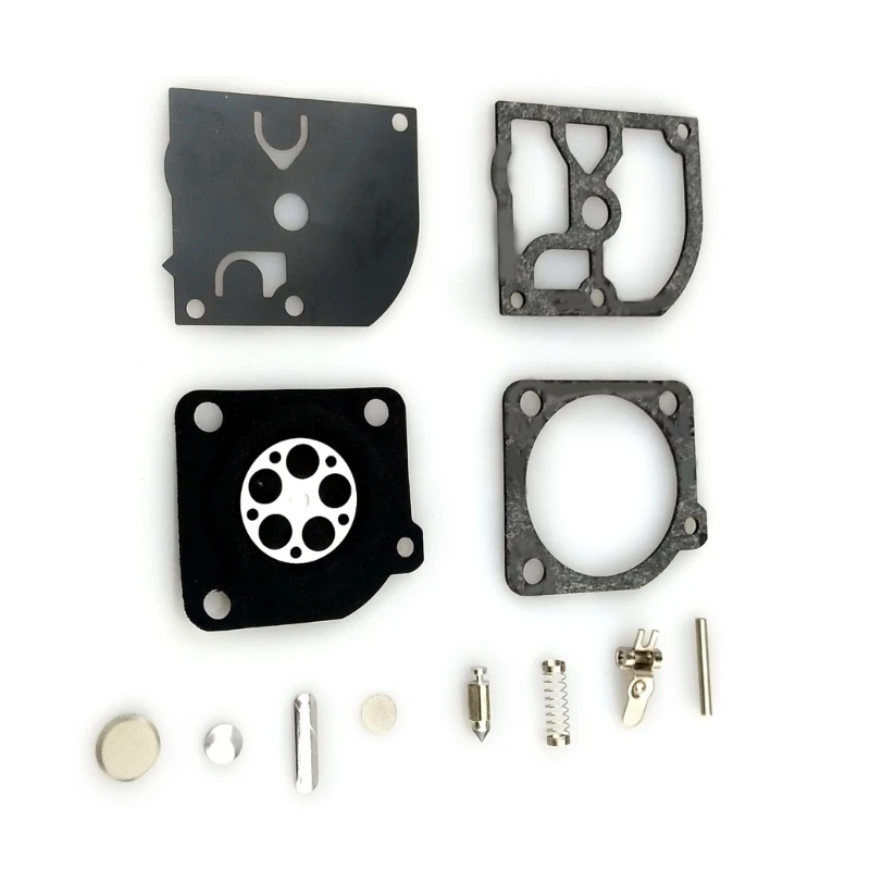 1Set Carburetor Carb Repair Rebuild Kit Fit for Husqvarna 136 137 141 142 ZAMA RB-137 Trimmer Chainsaws Parts