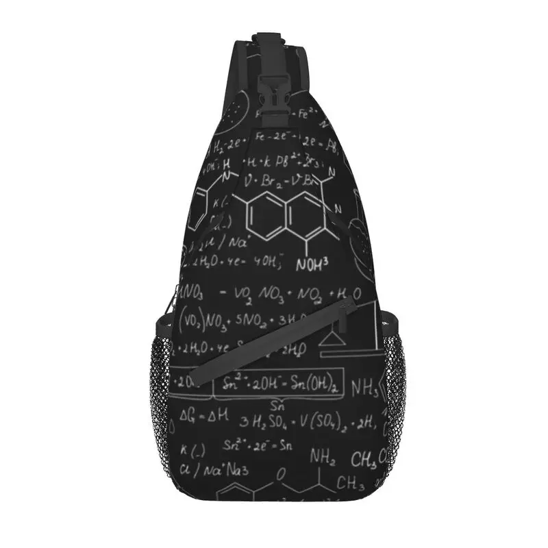 

Chemistry Is Fun Sling Chest Bag Custom Science Nerd Shoulder Crossbody Backpack for Men Traveling Daypack