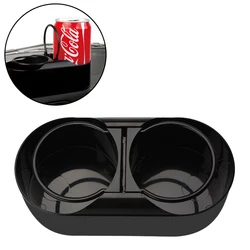 Universal Car Truck Mount Cup Holder Stand Water Beverage Holder Dual Hole Drink Bottle ABS Plastic