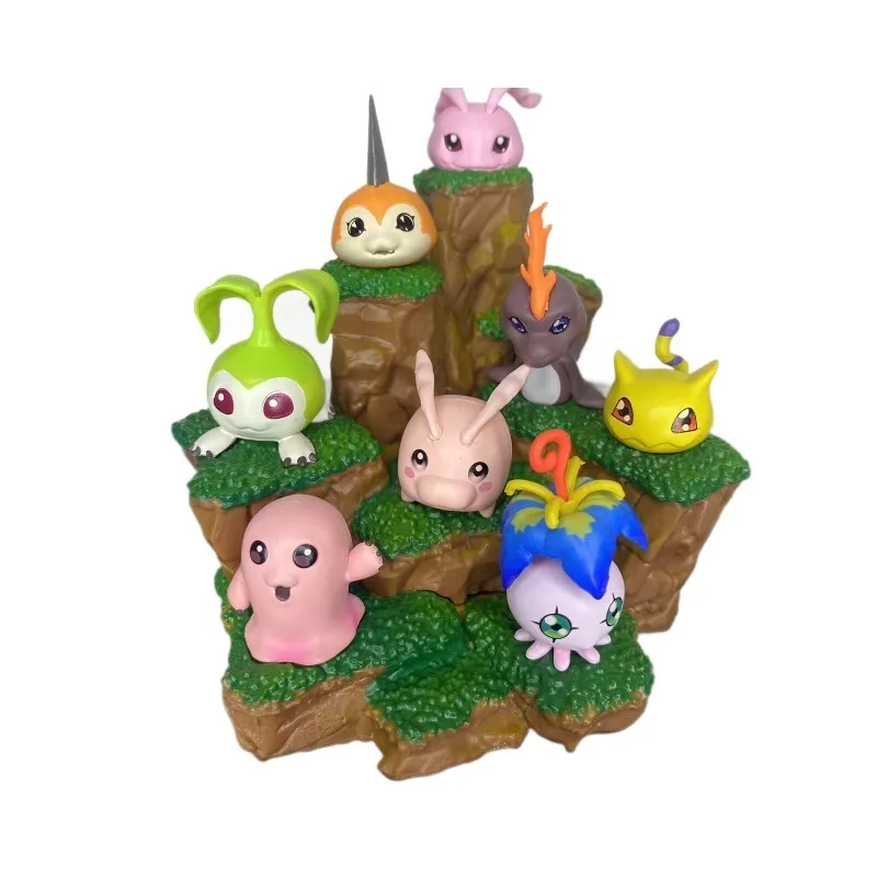 かわいいアニメデジモンアドベンチャーフィギュアピコモンガブモンコロモンモチモントコモンプロトモンアクションフィギュアPVCモデルおもちゃギフト