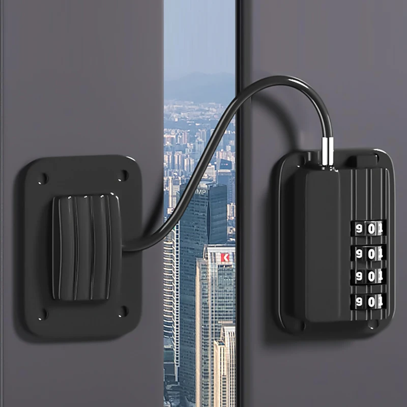 

Window Limiter Multifunctional Password Refrigerator Buckle Child Protection Window Safety Lock No Punching Baby Protection Lock
