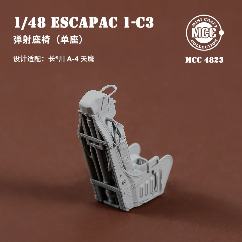 Piezas de repuesto modelo impreso en 3D MCC 4823-4 A-4 Skyhawk asiento de eyección de avión de ataque para kit Hasegawa 1/48