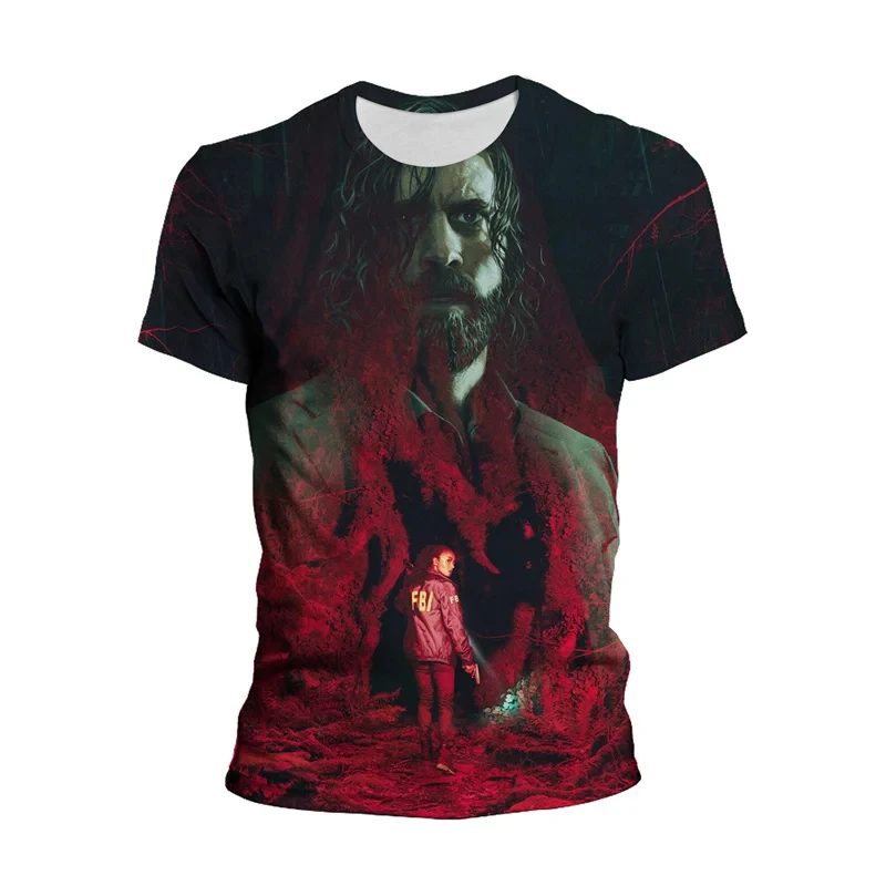 Alan Wake 2 T-shirt męski z nadrukiem 3D kobiety z okrągłym dekoltem Tshirt moda z krótkim rękawem fani gier T shirt odzież Unisex