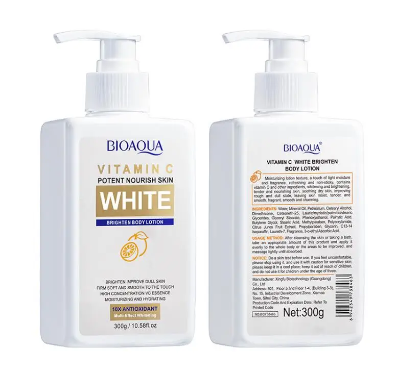 

Whitening Body Lotion Vitamin C Brightening Hydrating Moisturizing Body Lotion