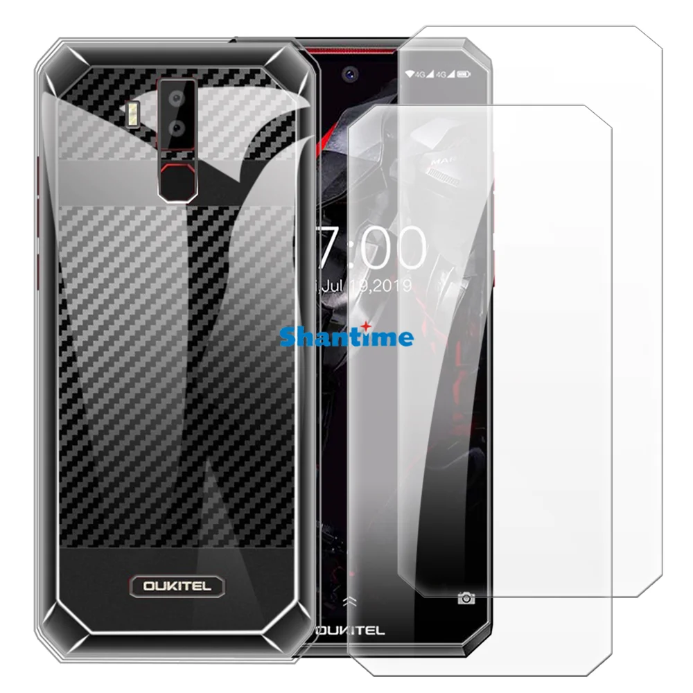 Soft Case + 2 Pack Tempered Glass Screen Protectors for iHunt Titan P11000 Pro 2021 Full-Body Protection