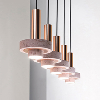 Cement Marble Pendent Lights Restaurant Dining Room Hanging Lighting Fixtures Nordic Bedroom Bar Creative Stone Pendent Lamp
