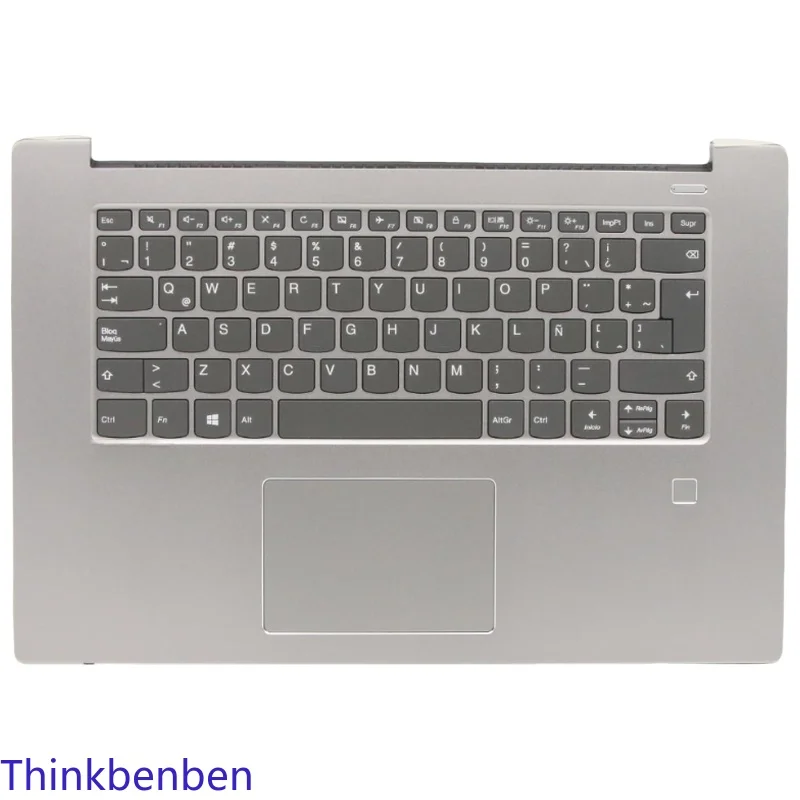 

Platinum Grey Upper Case Palmrest Shell Cover Keyboard For Lenovo Ideapad 530S 15 15IKB 5CB0R12430
