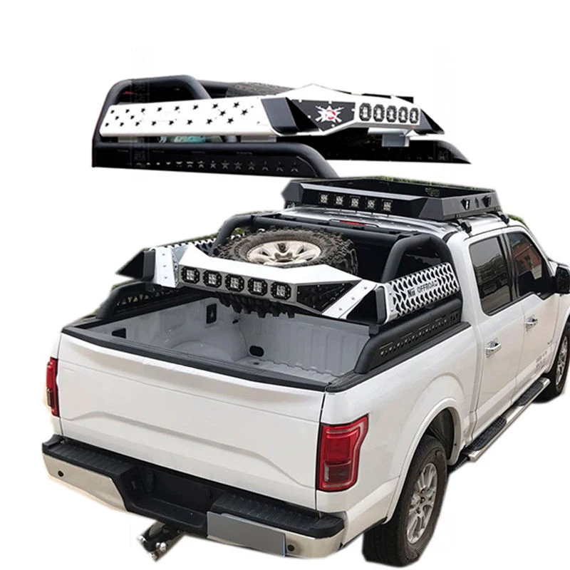 Durable 4x4 Offroad Heavy Duty Roof-Mounted Roll Bar Cage Stainless Steel Accessory