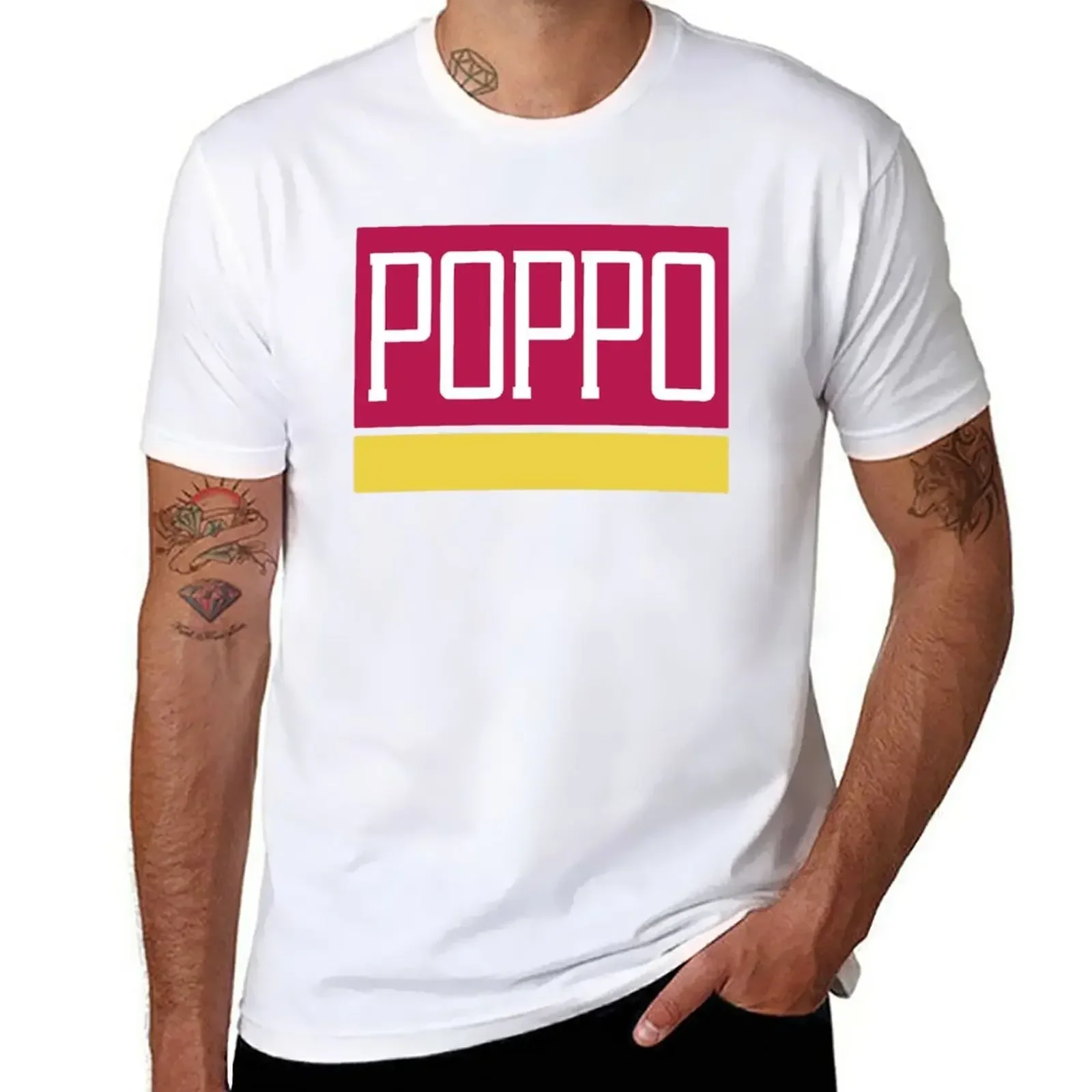 Poppo Mart T-Shirt cute clothes graphics quick-drying men graphic t shirts