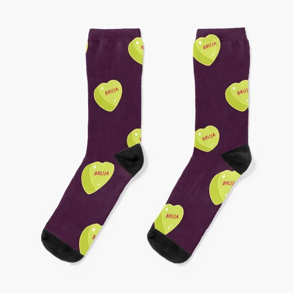

Funny Latino Sweet BRUJA Socks christmas gift crazy hiking hockey Socks Women's Men's