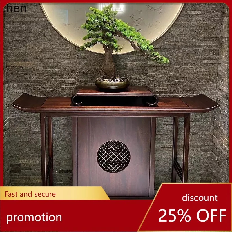 ZML Entryway Table Solid Wood Console Table Simple Entryway Cabinet Modern Foyer Offering Table Complete Furniture