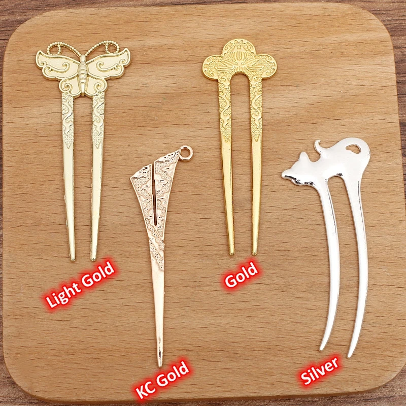 BoYuTe (50 Pieces/Lot) Alloy U shaped Small Hairpin Hair Sticks Material Handmade Diy Jewelry Accessories and Components