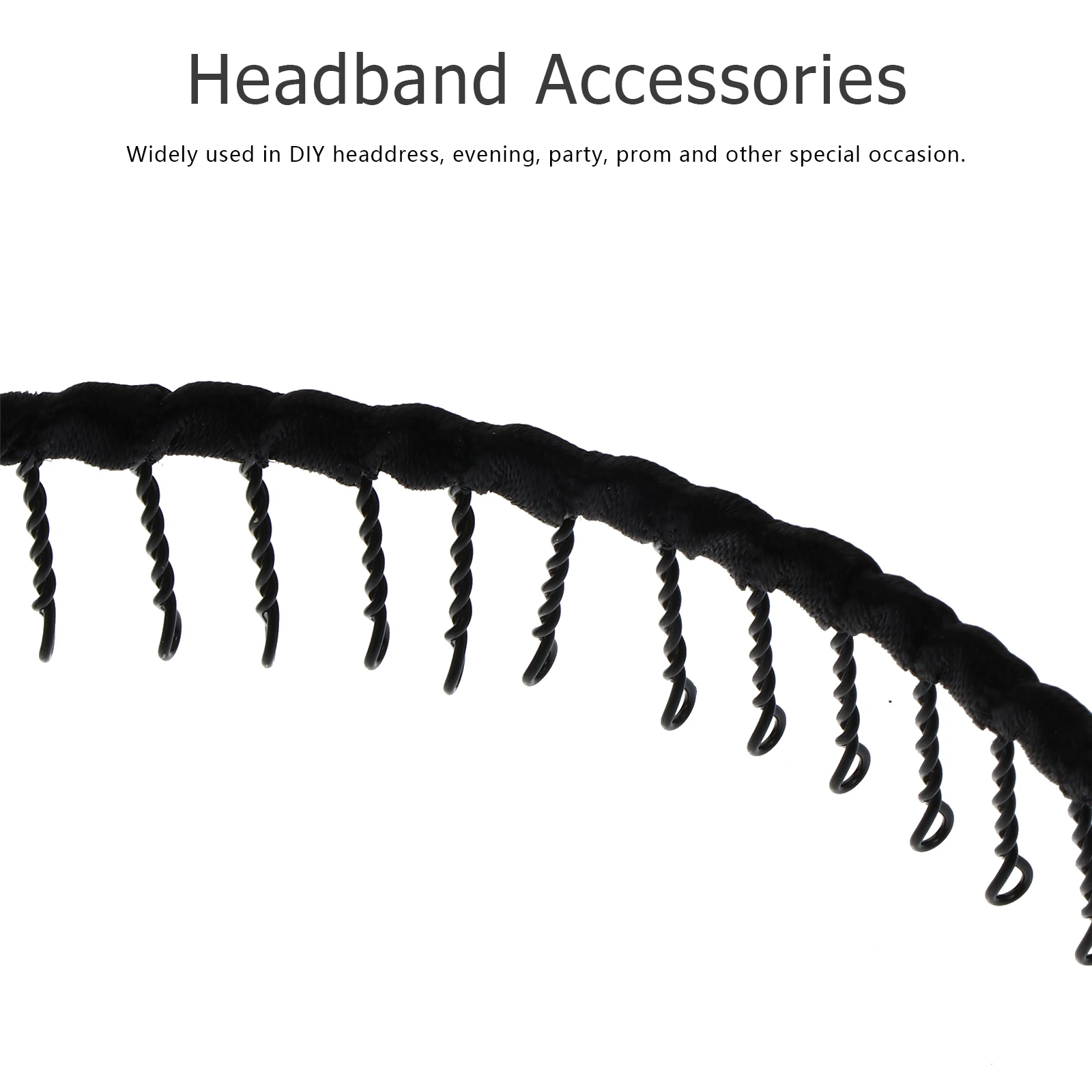 

6pcs Black Long Teeth Non slip Headb s for Women Hair Fixing Toddler Ancient Style Baby Hair Accessories Comb Teeth Design