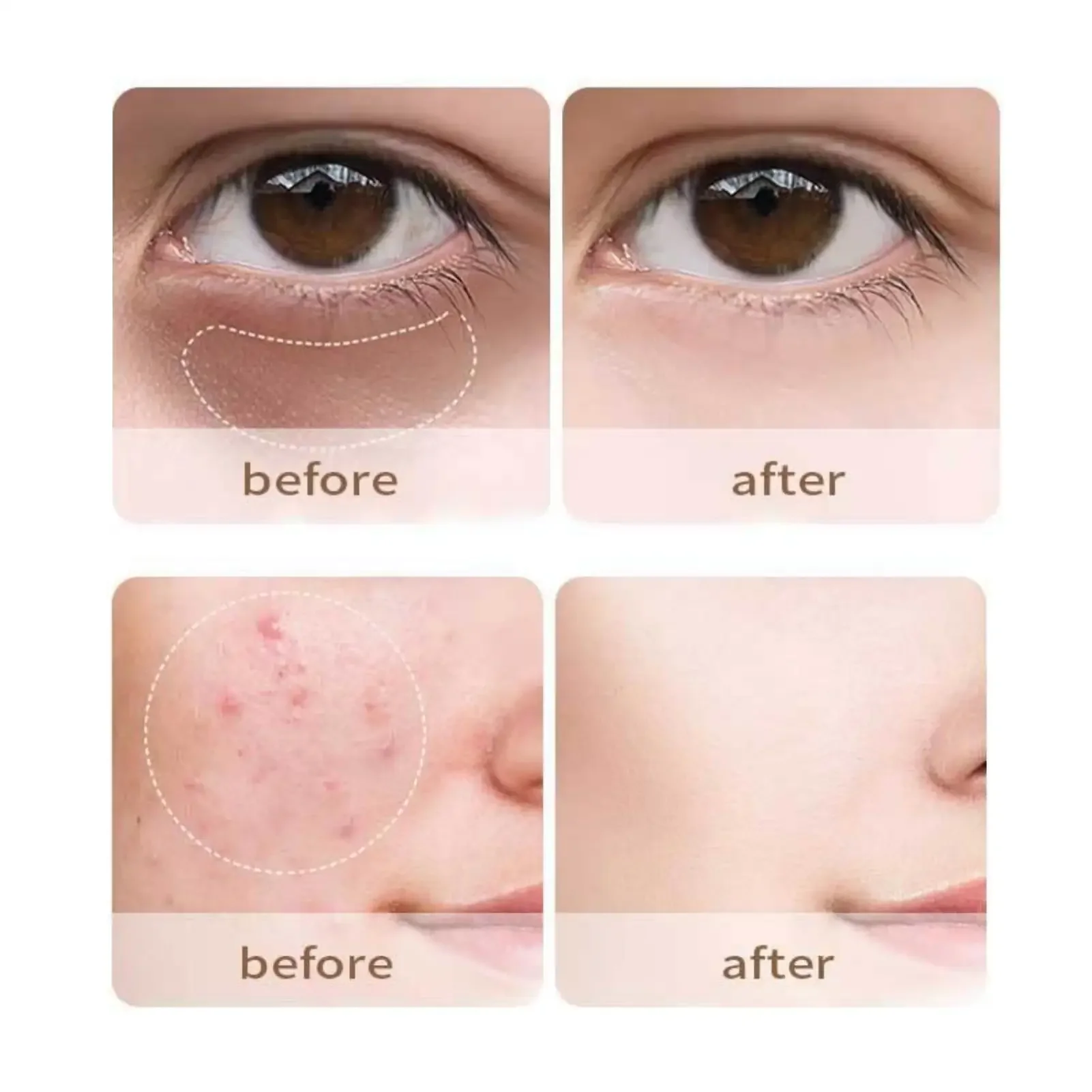 Correcteur haute couverture, hydratant, couvrant les cernes, adapté à tous les Types de peau, maquillage pour le visage, 1 pièce