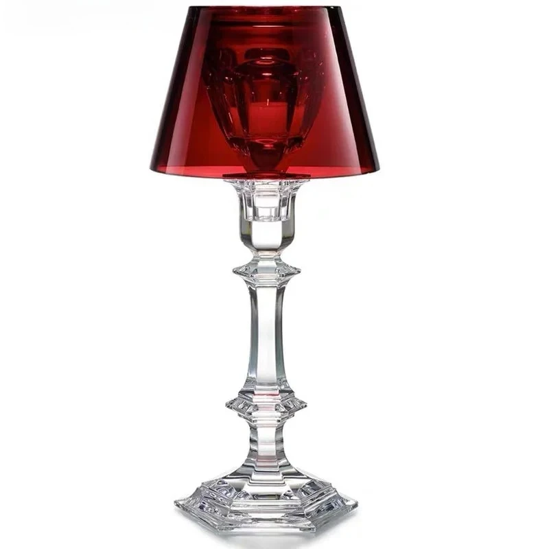 Creative Crystal Candle Holder Home Decoration Light Luxury Wedding Gift Atmosphere Candlestick