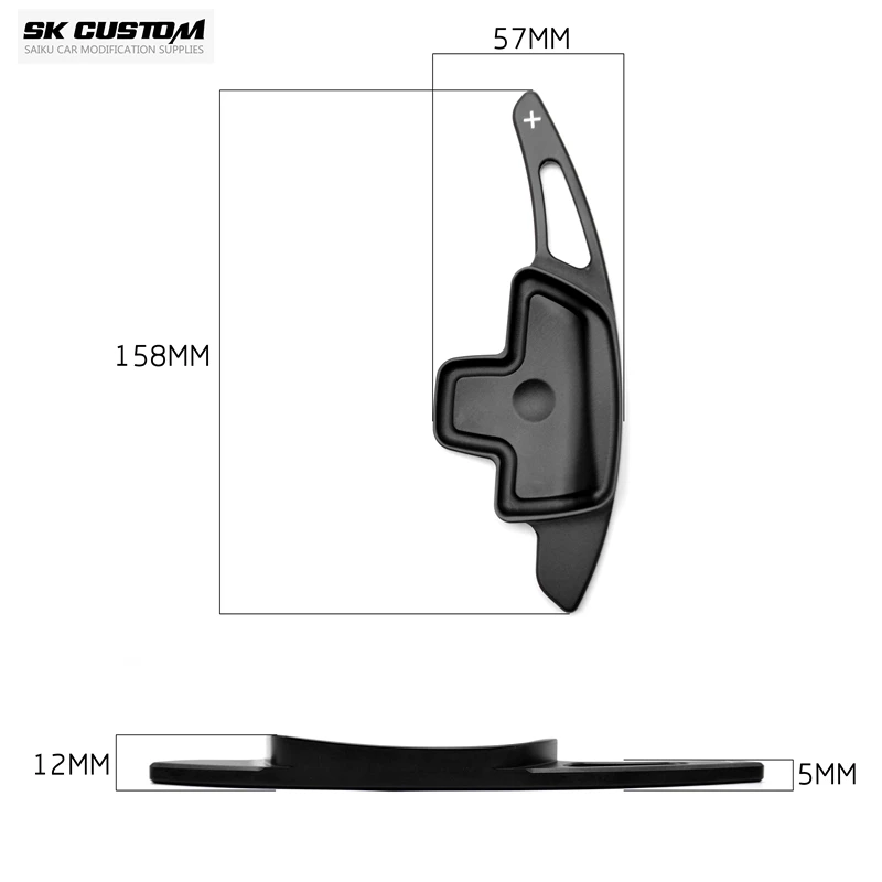 SK CUSTOM for Mercedes-Benz A B C E Gle Class W176 W205 W246 W218 Aluminum Steering Wheel Paddle Shifter