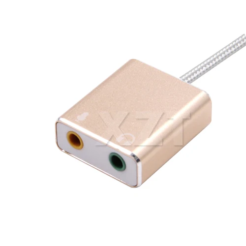 Imagen 2 del producto 7,1 tarjeta de sonido externa USB tipo C Jack 3,5mm adaptador de Audio USB auricular micrófono tarjeta de sonido para Macbook ordenador portátil