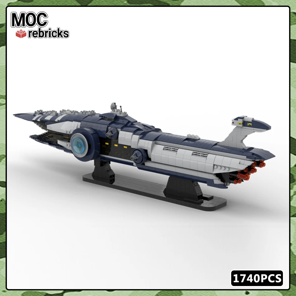 Star Weapons Movie Series MOC-58861 Space Battleship Building Block Model Spacedock Bricks Toys Sets Kid Christmas Gift