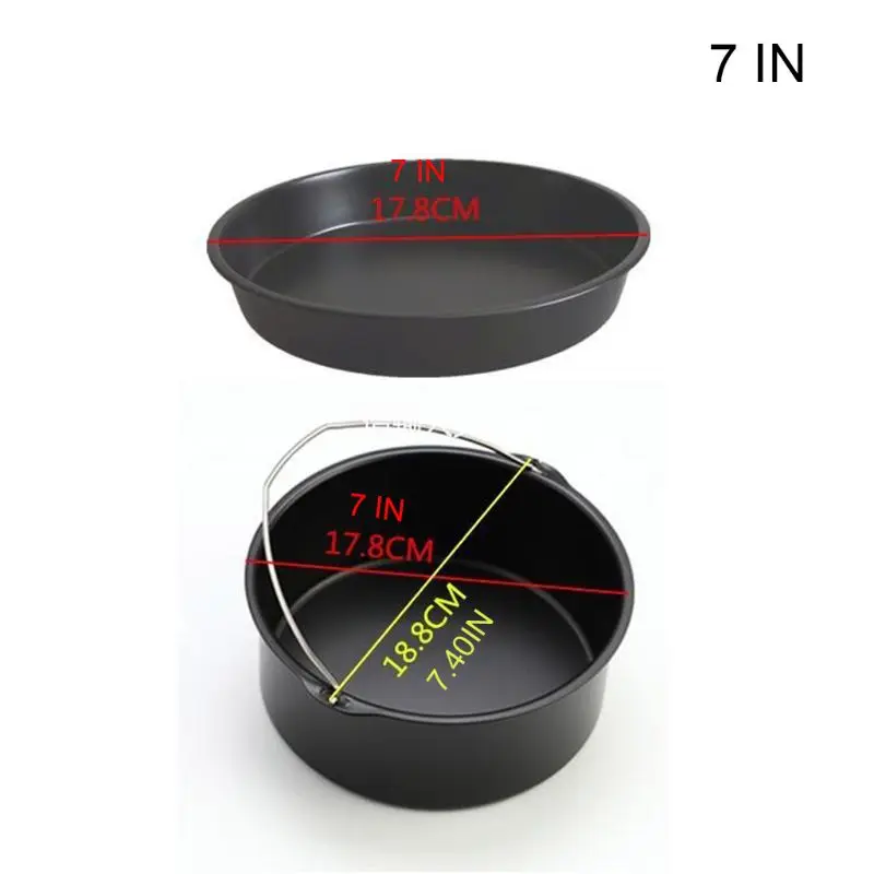 9 PCS 에어 프라이어 액세서리 Growise Cozyna 용 딥 프라이어 액세서리 모든 6/7/8 인치 에어 프라이어 918D에 적합